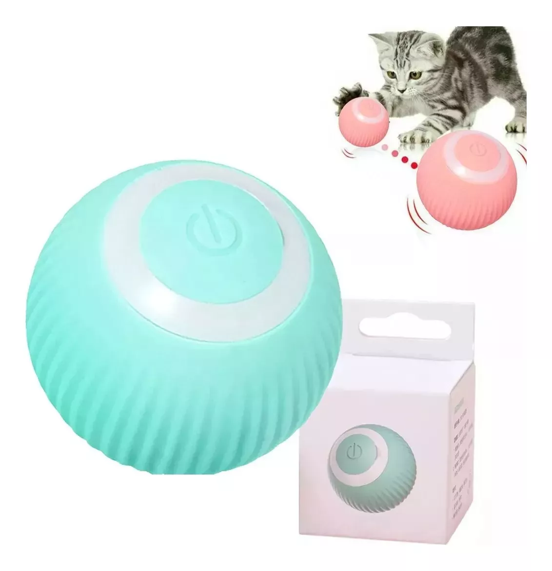 Pelota Bola Inteligente para Gatos y Perros: Diversión Interactiva para Tus Mascotas