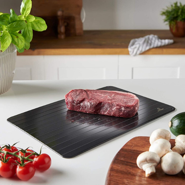 ¡Descongele tus alimentos con estilo y facilidad: Bandeja para Descongelar Alimentos. 🍽️!