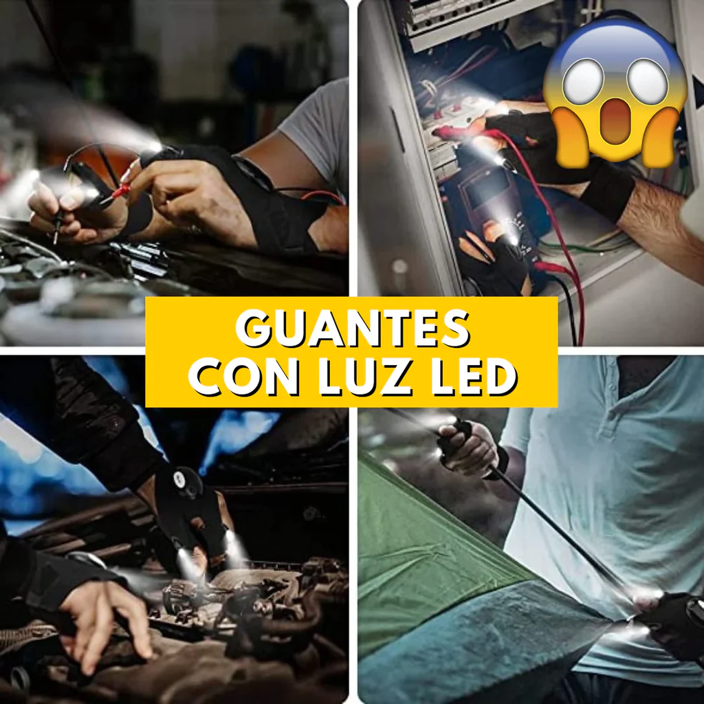 Guantes Luz LED Impermeables: ¡Brilla en Cualquier Condición! 💡🌧️