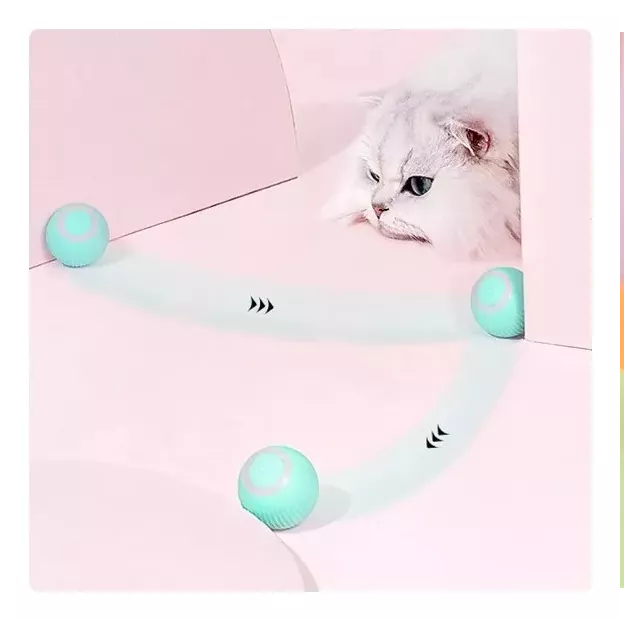 Pelota Bola Inteligente para Gatos y Perros: Diversión Interactiva para Tus Mascotas